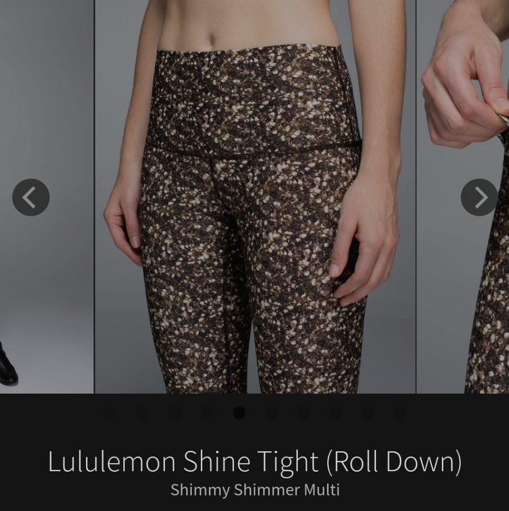 Lululemon shine tight leggings style# w5h58s